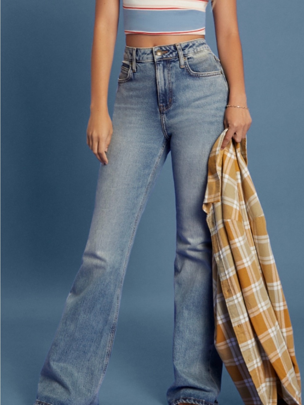 Forever 21 x Lee High-Rise Flare Jeans